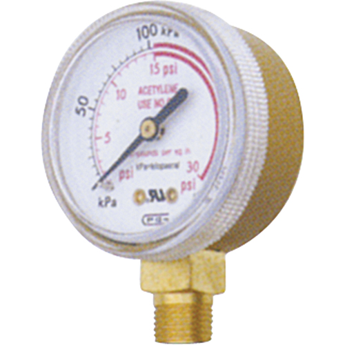 Manom&egrave;tres,  1-1/2", 0 - 4000 psi, Fixation inf&eacute;rieure, Analogique Sécurité Médic