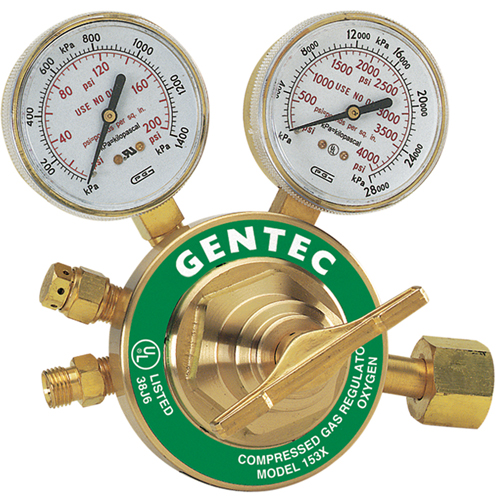 153 Series - Single Stage Regulators, Acetylene, CGA510 Inlet Sécurité Médic