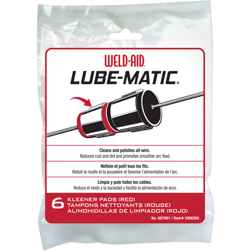 Lube-Matic&reg; - Wire Kleener&reg; Pads, Pads Sécurité Médic