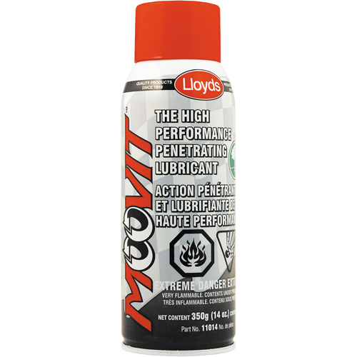 Moovit High Performance Lubricant, Aerosol Can, 350 g Sécurité Médic