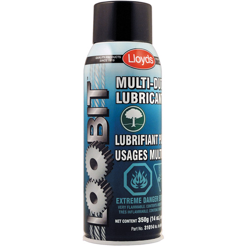 Loobit Multi Lubricant & Wire Rope Dressing, Aerosol Can Sécurité Médic