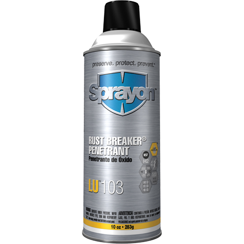 LU103 Rust Breaker Penetrant, Aerosol Can, 16 oz. Sécurité Médic