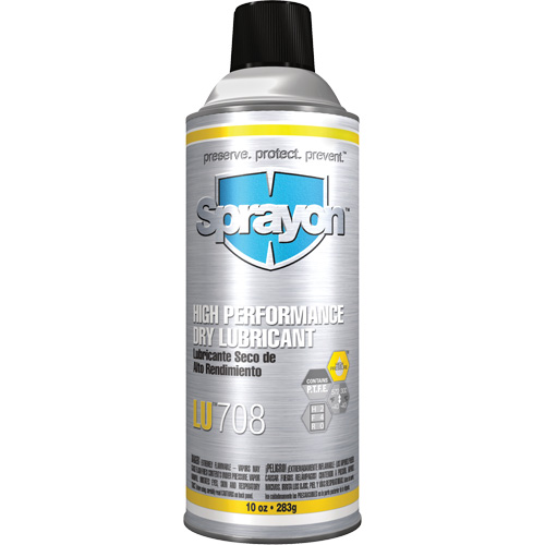 Lubrifiant sec de haute performance LU708, Canette a&eacute;rosol Sécurité Médic
