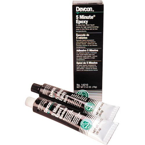 5-Minute Adhesive, 70 g, Tube, Two-Part, Clear Sécurité Médic