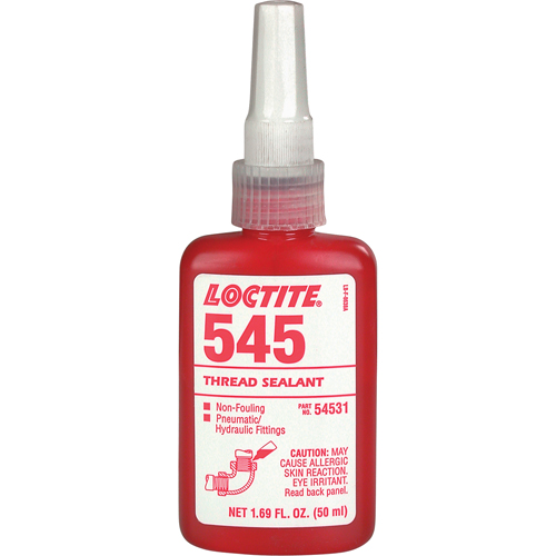 Scellant &agrave; filets 545 hydraulique/pneumatique, Bouteille, 50 ml, -54° C - 149° C/-65° F - 300° F Sécurité Médic