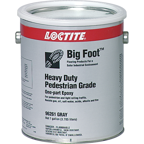 Big Foot Heavy Duty Pedestrian Grade Anti-Slip Coating, 1 gal., Epoxy-Based, Grey Sécurité Médic