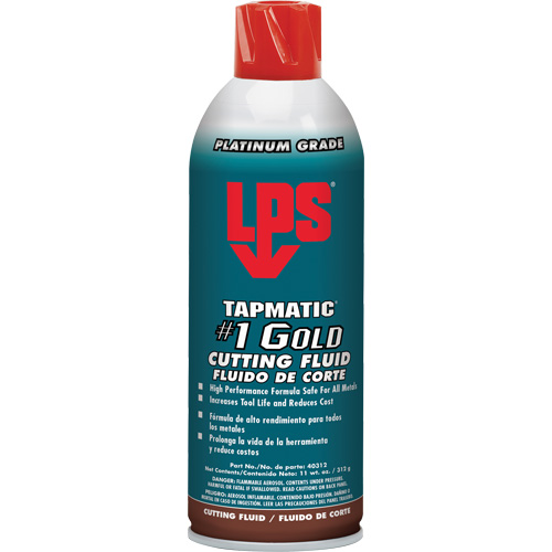 Tapmatic&reg; #1 Gold Cutting Fluids, 11 oz. Sécurité Médic