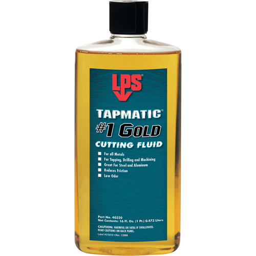Liquides de coupe # 1 Gold de Tapmatic, 16 oz liq. Sécurité Médic