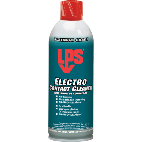 Electro Contact Cleaner, Aerosol Can Sécurité Médic