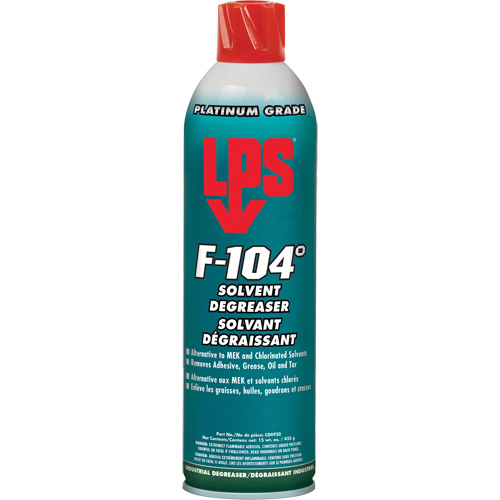 Solvant & d&eacute;graissant &agrave; &eacute;vaporation rapide F-104°, Canette a&eacute;rosol Sécurité Médic