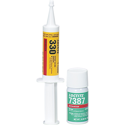 330 Depend&reg; No-Mix Adhesive, Two-Part, 250 ml, Kit, Amber Sécurité Médic