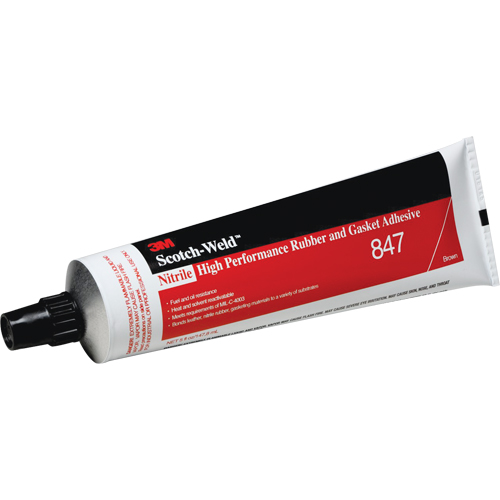 Rubber & Gasket Sealant, Tube, Brown Sécurité Médic