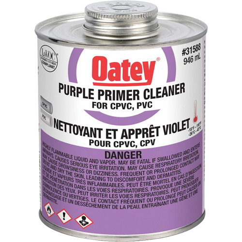 Purple Primer/Cleaner, 946 ml, Brush Top Can Sécurité Médic
