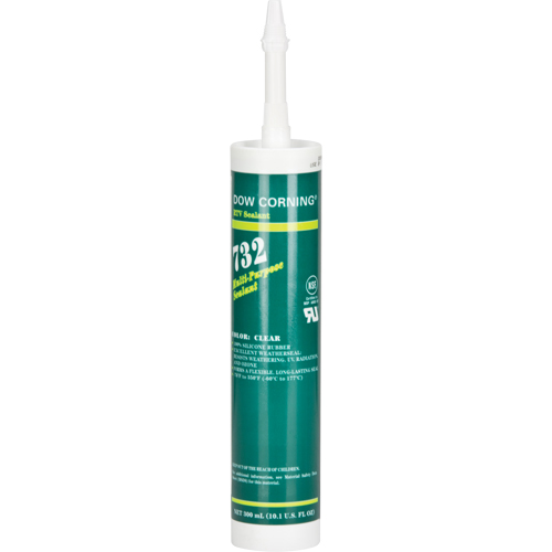 Scellant de silicone 732, Tube, Transparent Sécurité Médic
