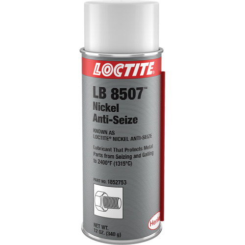 Lubrifiant antigrippant au nickel, Canette a&eacute;rosol, 2399°F (1315°C) temp. max. Sécurité Médic