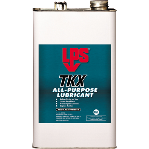 TKX All-Purpose Lubricant, Jug Sécurité Médic
