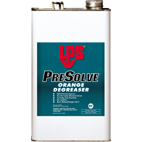 PreSolve&reg; Orange Degreaser, Gallon Sécurité Médic
