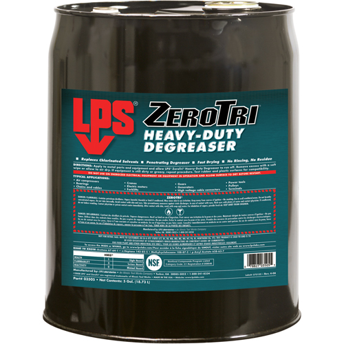 ZeroTri&reg; Heavy-Duty Degreaser, Pail Sécurité Médic