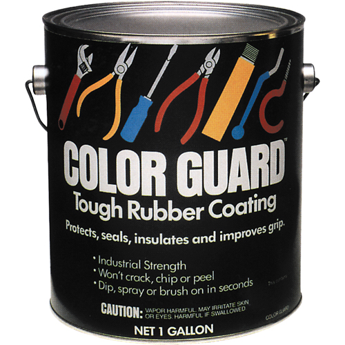 Color Guard Tough Rubber Coating, Red, Gallon Sécurité Médic