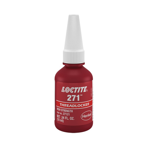 Threadlocker 271 , Red, High, 10 ml, Bottle Sécurité Médic