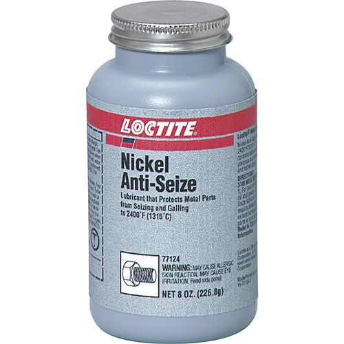 Antigrippant au nickel, Canette &agrave; dessus brosse, 2400°F (1315°C) temp. max. Sécurité Médic