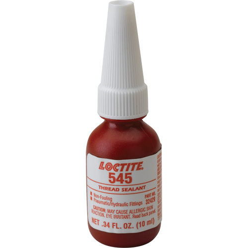 Scellant &agrave; filets 545 hydraulique/pneumatique, Bouteille, 10 ml, -54° C - 149° C/-65° F - 300° F Sécurité Médic