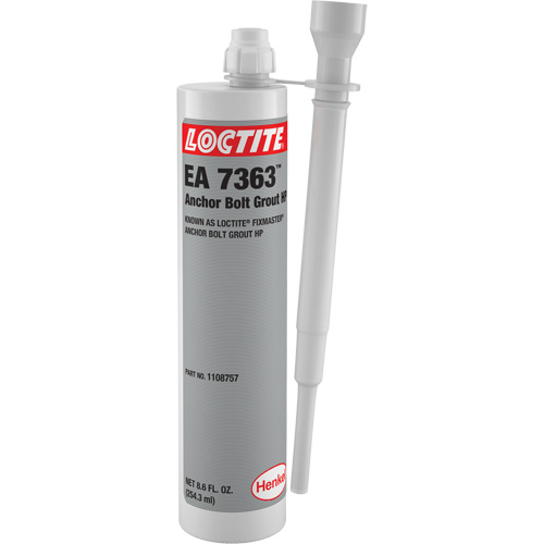 Coulis pour boulon d'ancrage EA 7363 Fixmaster HP, Cartouche Sécurité Médic