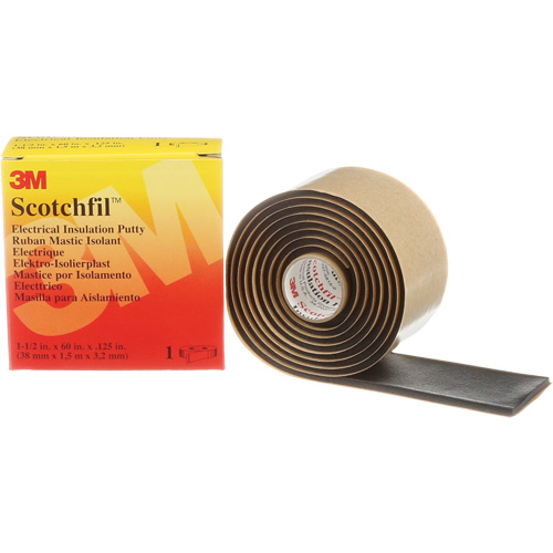 Mastic isolant Scotchfil, Rouleau, Noir Sécurité Médic