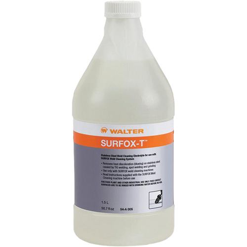 SURFOX-T Weld Cleaner, 1.5 L, Bottle Sécurité Médic