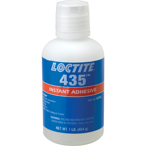 435 Surface Insensitive Instant Adhesive, Clear, Bottle, 454 g Sécurité Médic