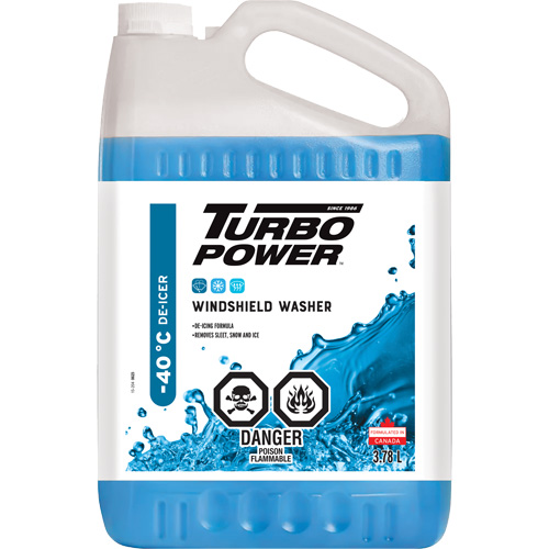 Turbo Power&reg; All-Season Windshield Washer Fluid, Jug, 3.78 L Sécurité Médic