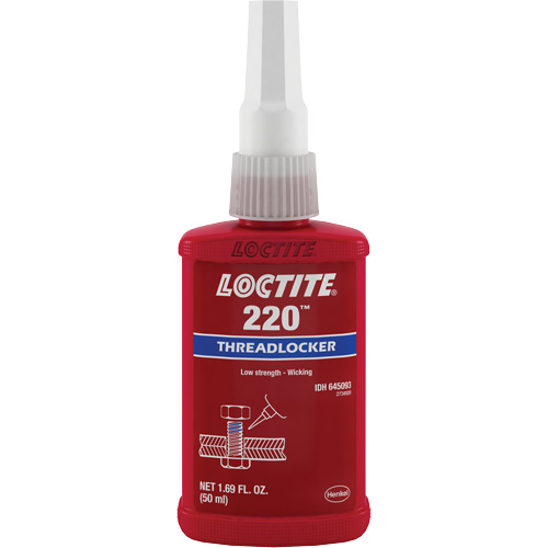 Threadlocker 220 , Blue, Medium, 50 ml, Bottle Sécurité Médic