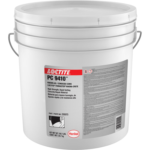 Produit de r&eacute;paration du b&eacute;ton Magna-Crete Fixmaster, Trousse, Gris Sécurité Médic