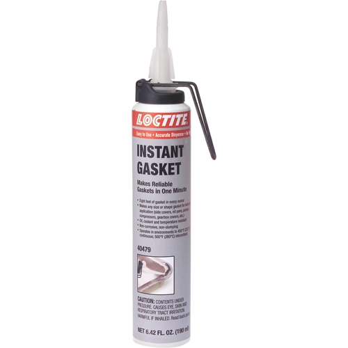 Scellant &agrave; joints Instant Gasket, Cartouche, Noir Sécurité Médic