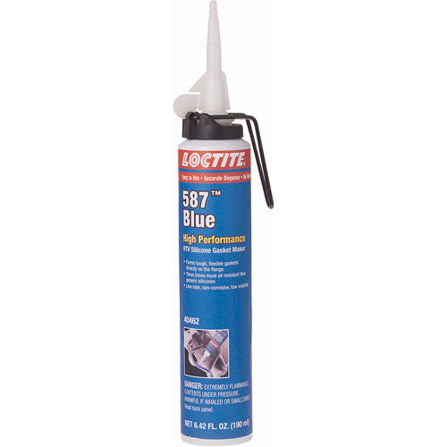 587 High Performance RTV Silicone Gasket Maker, Cartridge, Blue Sécurité Médic