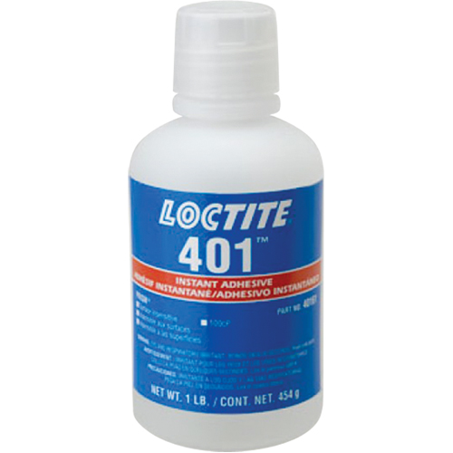 Prism 401 Instant Adhesive, Clear, Bottle, 454 g Sécurité Médic