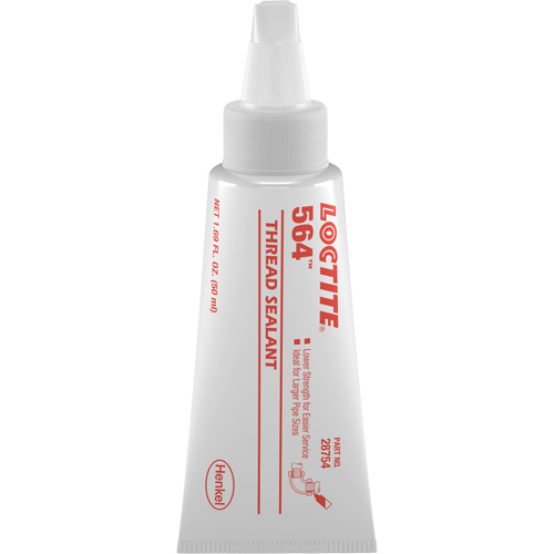 564 Thread Sealant, Tube, 50 ml, -53.9° C - 572° C/-65° F - 300° F Sécurité Médic