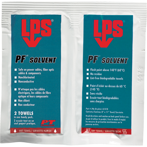 Solvant PF, Sachets Sécurité Médic