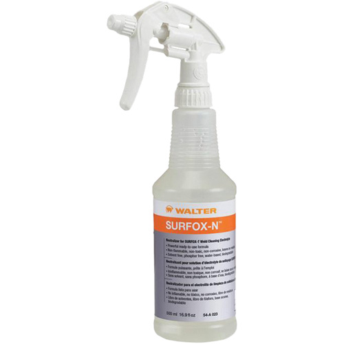 Nettoyant pour soudures SURFOX-N, Bouteille &agrave; g&acirc;chette Sécurité Médic