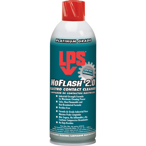 NoFlash&reg; 2.0 Electro Contact Cleaners, Aerosol Can Sécurité Médic