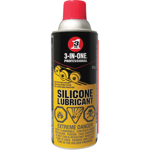 Lubrifiant de silicone 3-IN-1, Canette a&eacute;rosol Sécurité Médic