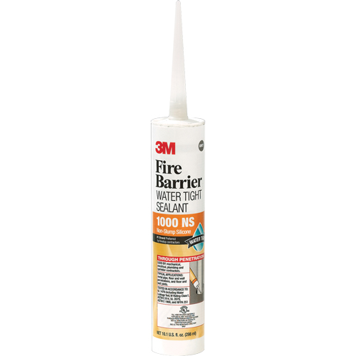 Fire Barrier Sealant, 0.3 L, Cartridge, Grey Sécurité Médic