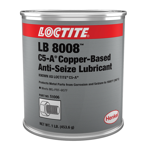 Loctite&reg; C5-A Copper Anti-Seize, 1 lbs., Can, 1800°F (982°C) Max Temp. Sécurité Médic