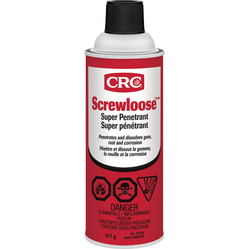 ScrewlooseTM Super Penetrant, Aerosol Can, 312 g Sécurité Médic