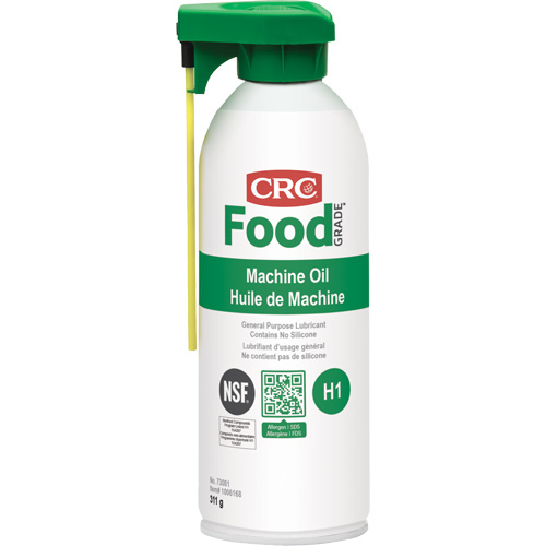 Huile de machine pour usine alimentaire, 312 g, Canette a&eacute;rosol Sécurité Médic