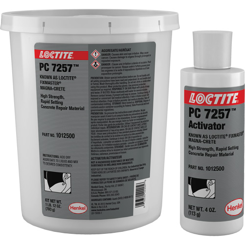 Fixmaster&reg; Magna-Crete&reg; Concrete Repair, Kit, Grey Sécurité Médic