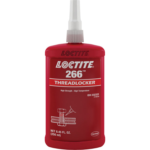 Compos&eacute; de blocage 266, Rouge, &eacute;lev&eacute;, 250 ml, Bouteille Sécurité Médic