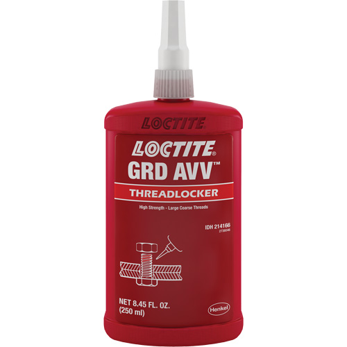 Compos&eacute; de blocage de calibre lettre AVV, Rouge, &eacute;lev&eacute;, 250 ml, Bouteille Sécurité Médic