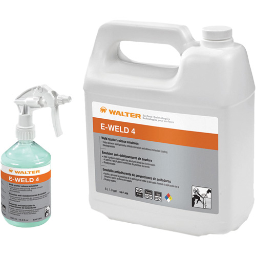 &eacute;mulsion anti-&eacute;claboussures de soudure E-Weld 4, Cruche Sécurité Médic
