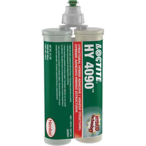 HY 4090 Structural Repair Hybrid Adhesive, Two-Part, Dual Cartridge, 400 g, Off-White Sécurité Médic